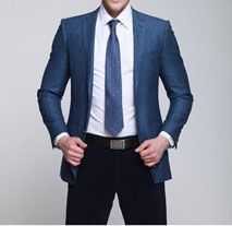 藍(lán)色男士職業(yè)裝